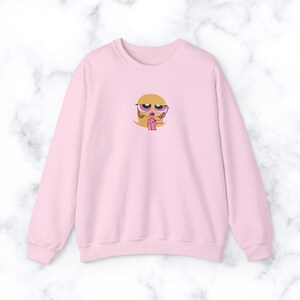 Powerpuff Girls Y2K Rundhals-Sweatshirt, Mädchen-Designer-Sweatshirt, Retro 90er Jahre Kleidung, Vintage Grafikpullover, Hipster-Sweatshirt