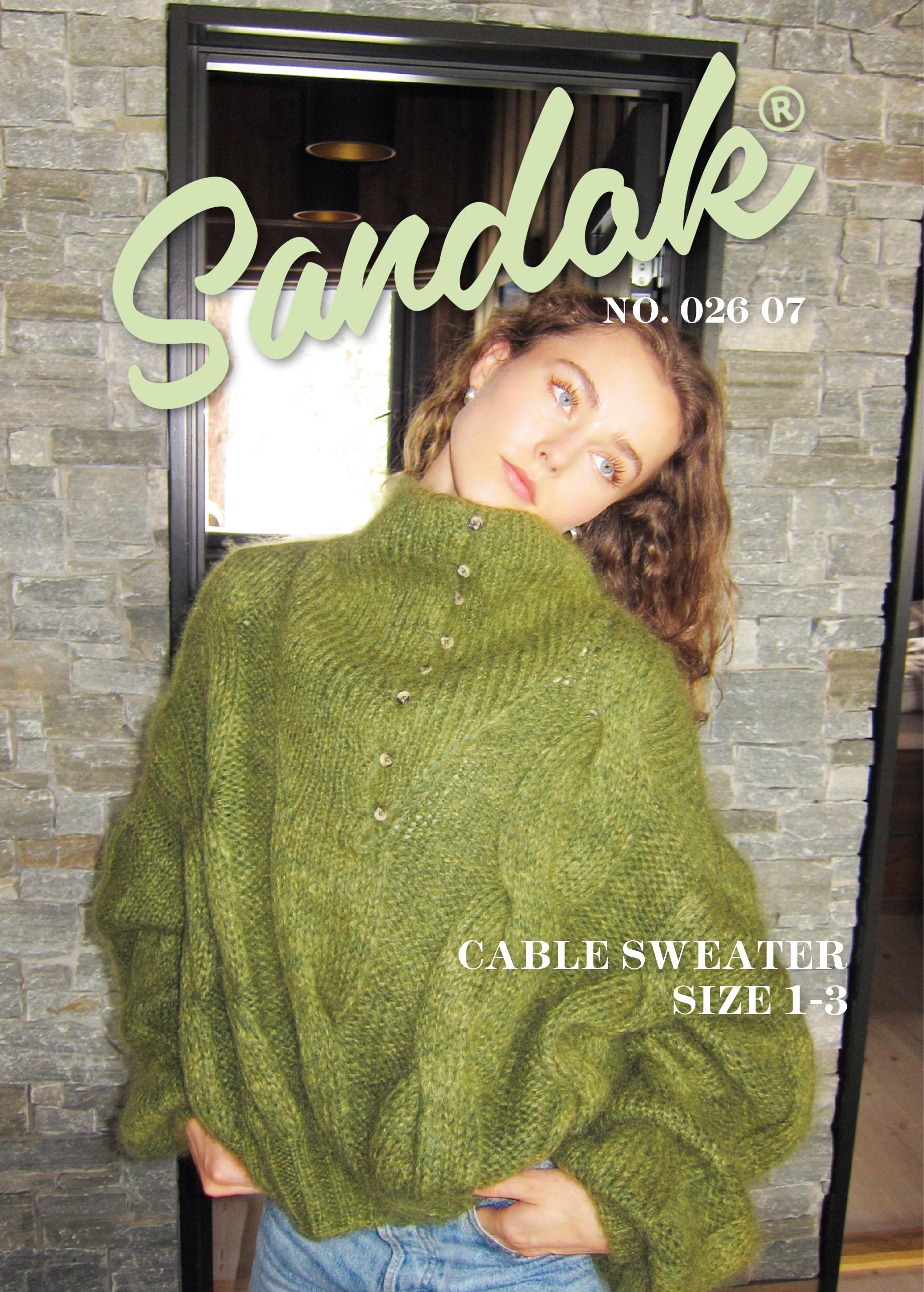 Sandok Cable sweater
