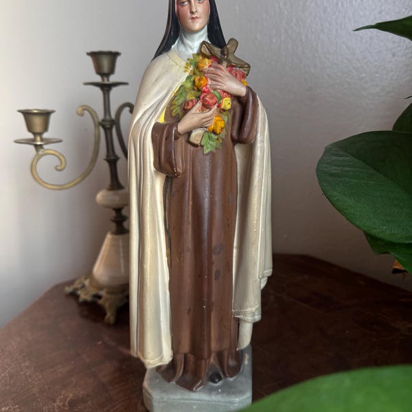St. Therese of the Child Jesus statue, religious art