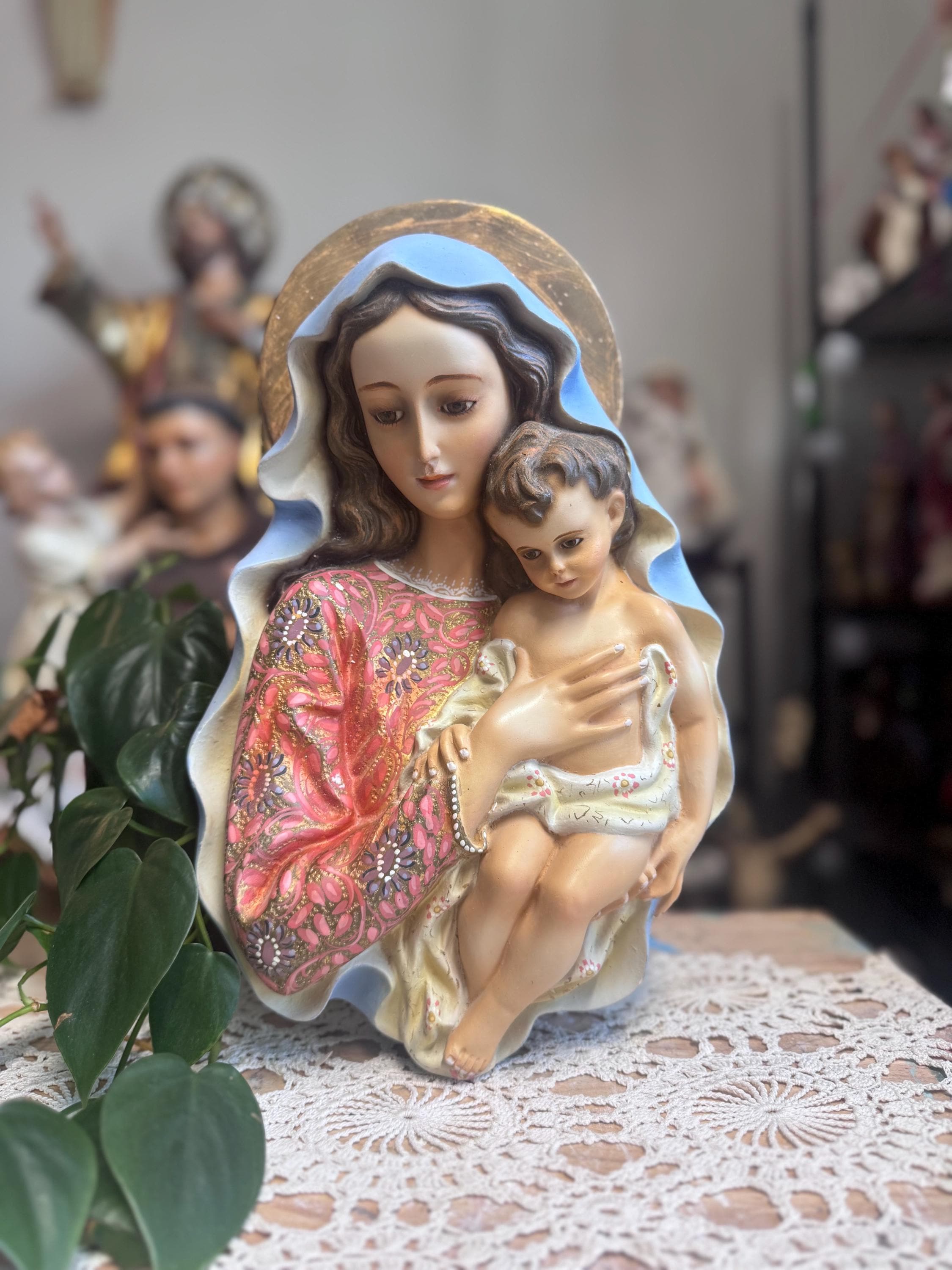 Spanish Virgin Mary Statue - Etsy