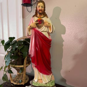 Sacred Heart of Jesus statue, religious art