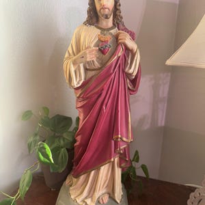 Sacred Heart of Jesus statue, religious art