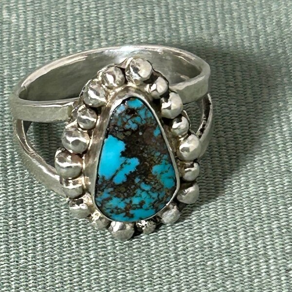 Bisbee Turquoise Ring sz6