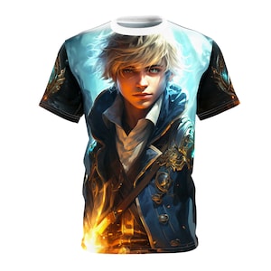 Ezreal League of Legends Fan Art Unisex Cut & Sew Tee