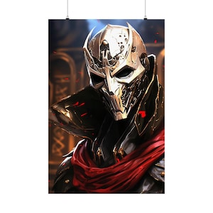 Jhin League of Legends Fan Art Matte Vertical Posters