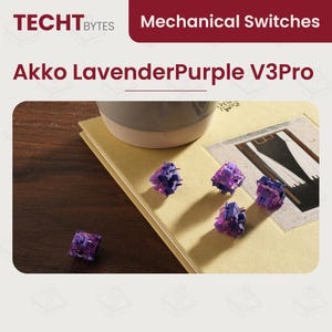 Akko Lavender Purple (V3 Pro) - Tactile Switch for Mechanical Keyboard (45 switches)