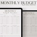 Budget Monthly Tracker / Expense Tracker / Budget Planner / Money ...