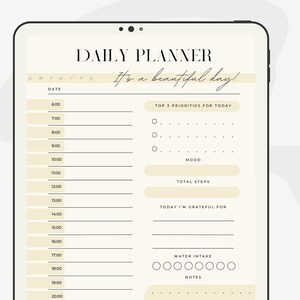 Digital Daily Planner / Goodnotes Template / Dark Mode to Do List ...