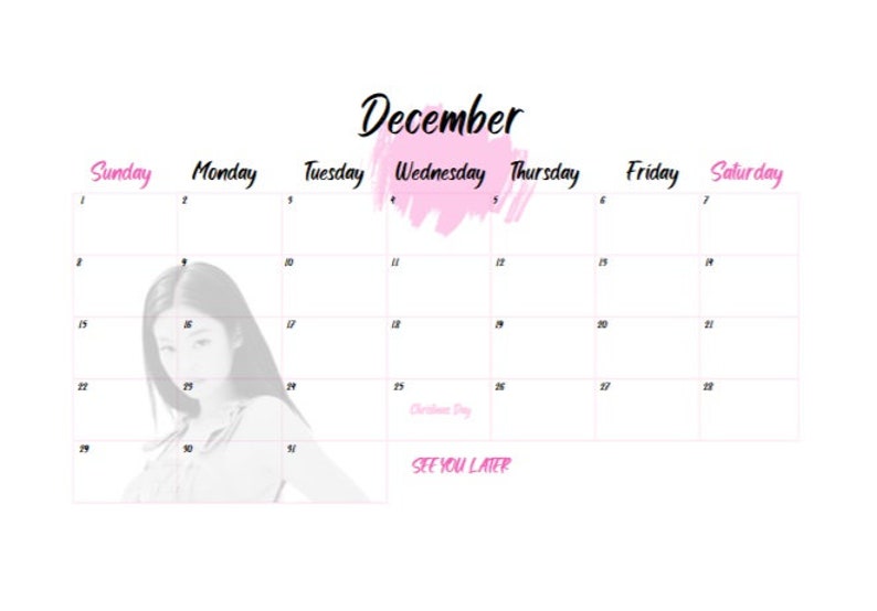 KPOP Blackpink 2025 Calendar Etsy