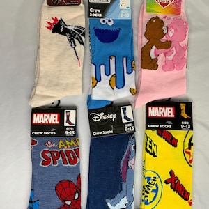Marvel And More Socks