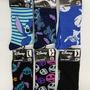 Neuheit Crew Socken: Verrückte gemusterte Socken - Größe 9-13