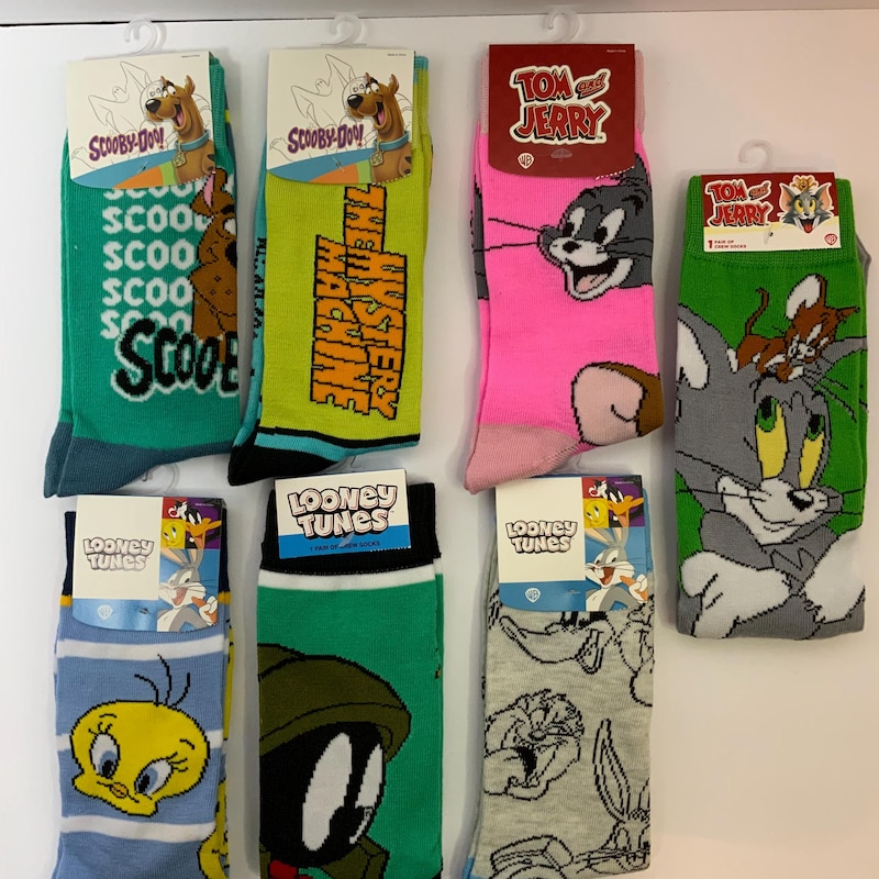 Cartoon Sorting Socks Cartoon Socks - Etsy