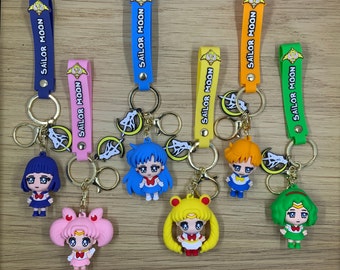 Brelok do kluczy Sailor Moon: zawieszka w stylu anime, 6 cm