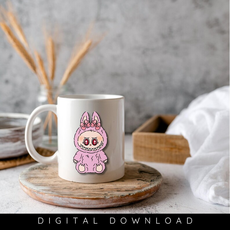 LABUBU Have A Seat, Labubu Clipart, Elements, Labubu Stickers, Labubu ...