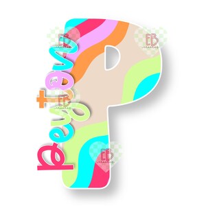 Custom Initial and Name PNG