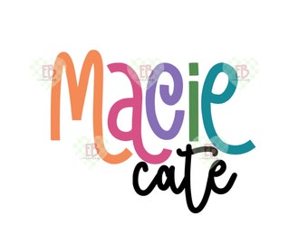 Custom Name PNG