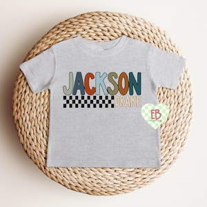Boys Custom Name PNG | Personalized Sublimation PNG | Kids Shirt Digital Design