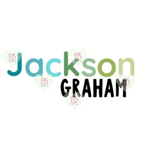 Custom Name PNG