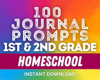 100 Journal Prompts for 1st & 2nd Grade