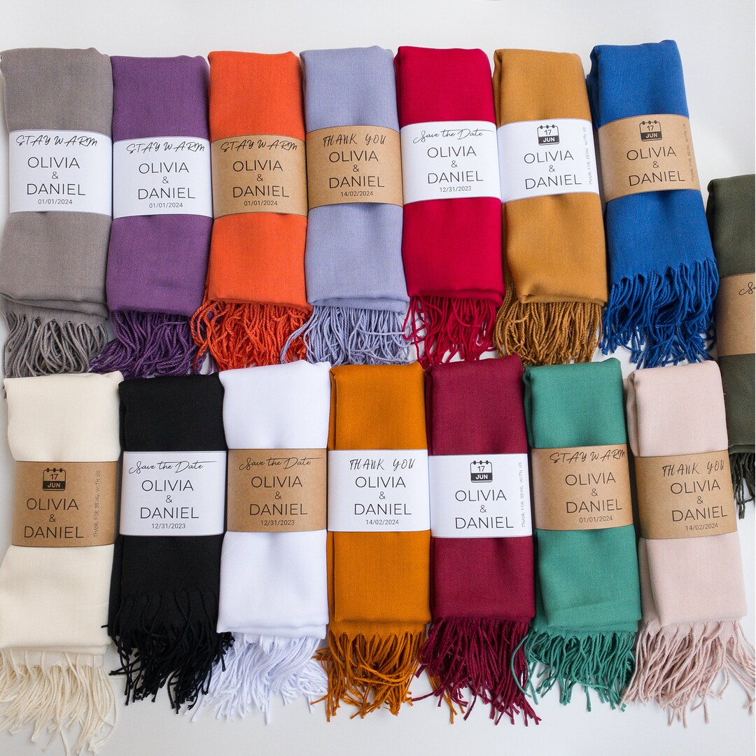 shawls for wedding favors