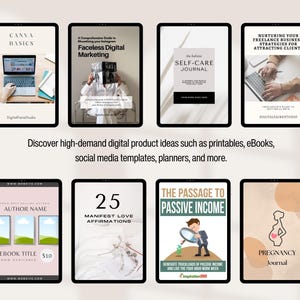 Selling on Etsy, How to Sell Digital Products, PLR Digital Product, Ebook Canva Template, Done For You Digital Product, Etsy Guide Resell