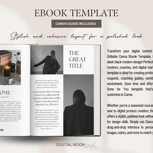 PLR Ebook Template Editable Canva Course Creator Lead Magnet Coaching ...