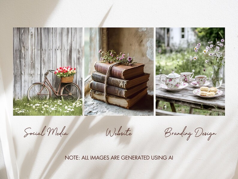 Spring Cottagecore Aesthetic Stock Photo Vintage Garden Photography Content Stock Images Instagram Marketing PLR MRR Branding Social Media