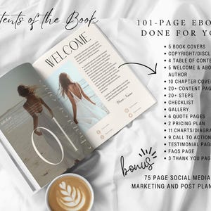 Canva Ebook Template Editable Workbook Lead Magnet Coaching Book Course Creator Done for YouYou Neutral Aesthetic Worksheet Digital Download