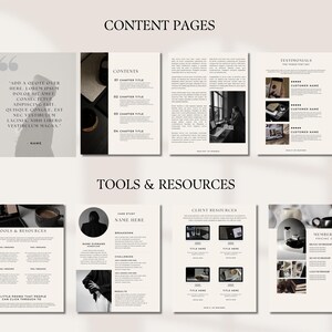 PLR Ebook Template Editable Canva Course Creator Lead Magnet Coaching ...