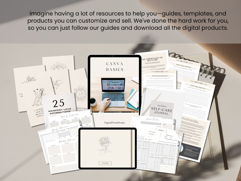 Entire Store Bundle Full Access Etsy Shop PLR MRR Digital Products to Sell Unlimited Download Past and Future Editable Canva Template