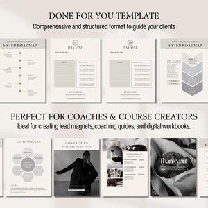 PLR Ebook Template Editable Canva Course Creator Lead Magnet Coaching ...