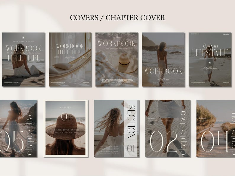Canva Ebook Template Editable Workbook Lead Magnet Coaching Book Course Creator Done for YouYou Neutral Aesthetic Worksheet Digital Download
