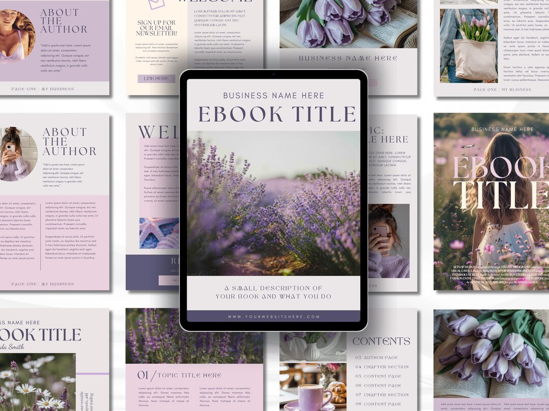 Ebook Template Canva Editable Lead Magnet Coaching Guide Book Course ...