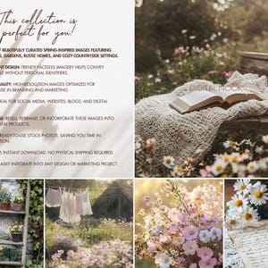 Spring Cottagecore Aesthetic Stock Photo Vintage Garden Photography Content Stock Images Instagram Marketing PLR MRR Branding Social Media