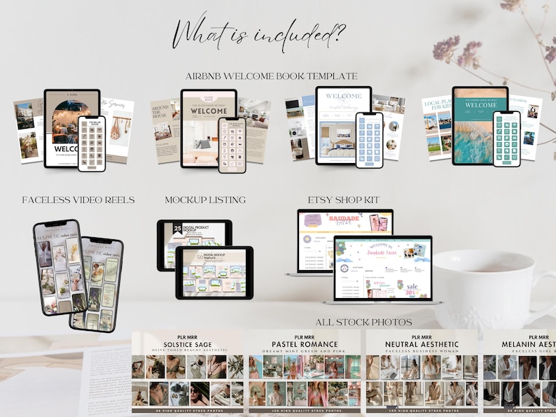 Entire Store Bundle Full Access Etsy Shop PLR MRR Digital Products to Sell Unlimited Download Past and Future Editable Canva Template