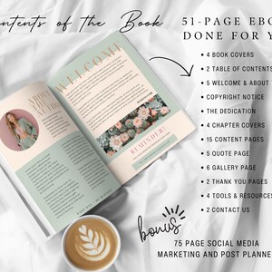 Ebook Template Canva Editable Lead Magnet Coaching Guide Book Course ...