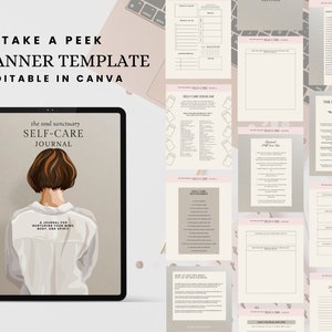 PLR Planner Holistic Self Care Journal Done for You Self Love Workbook ...