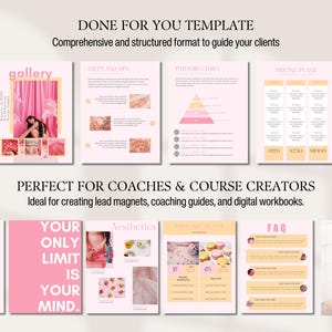 Ebook Template Canva Editable Lead Magnet Coaching Guide Book Course ...