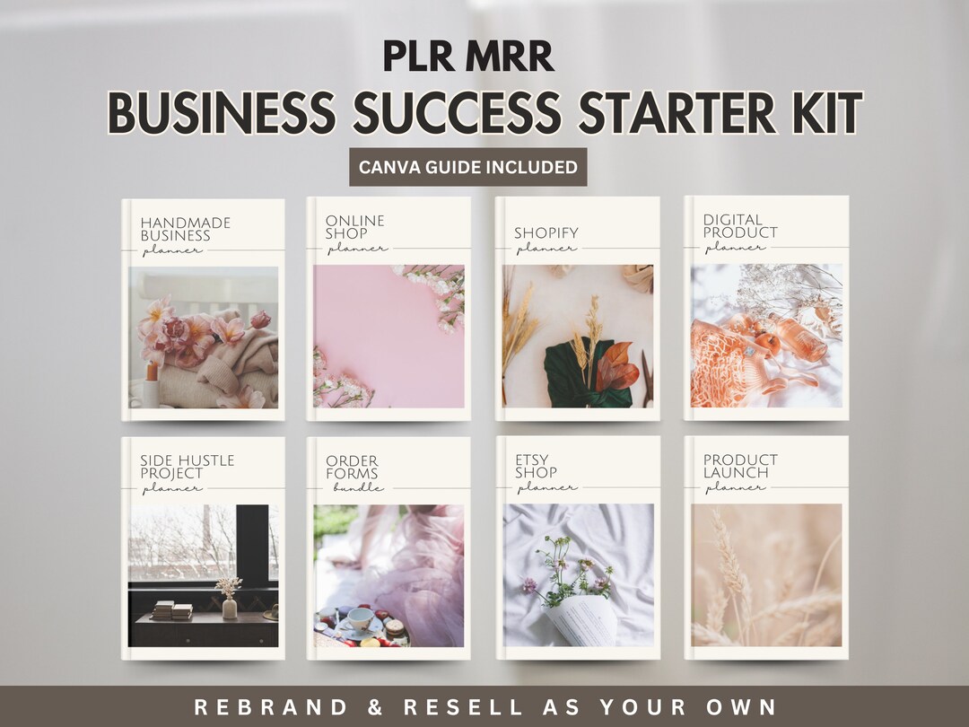PLR Planner Bundle, Digital Product Resell, Online Business Digital ...