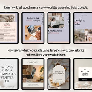 Selling on Etsy, How to Sell Digital Products, PLR Digital Product, Ebook Canva Template, Done For You Digital Product, Etsy Guide Resell
