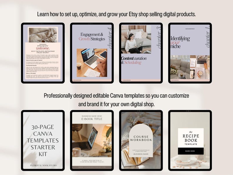 Selling on Etsy, How to Sell Digital Products, PLR Digital Product, Ebook Canva Template, Done For You Digital Product, Etsy Guide Resell