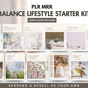 PLR Digital Planner, Digital Product Resell, Lifestyle Digital Planner, Done For You, Self Care Journal, Commercial Use Product, PLR Planner