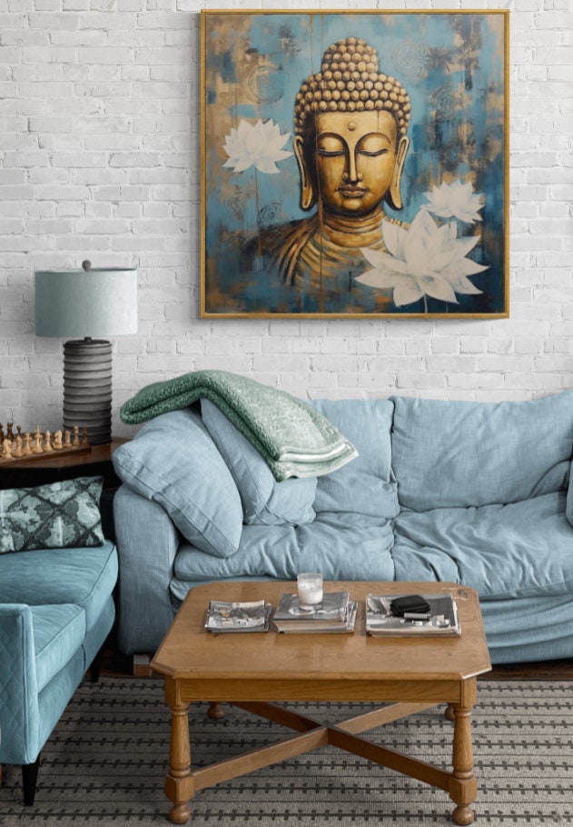 Buddha Wall Art Digital Print, Buddha Wall Art, Buddha Painting, Zen ...