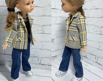 Pre-order! Clothes 2 in 1  jacket, jeans  for Paola Reina, outfit for doll