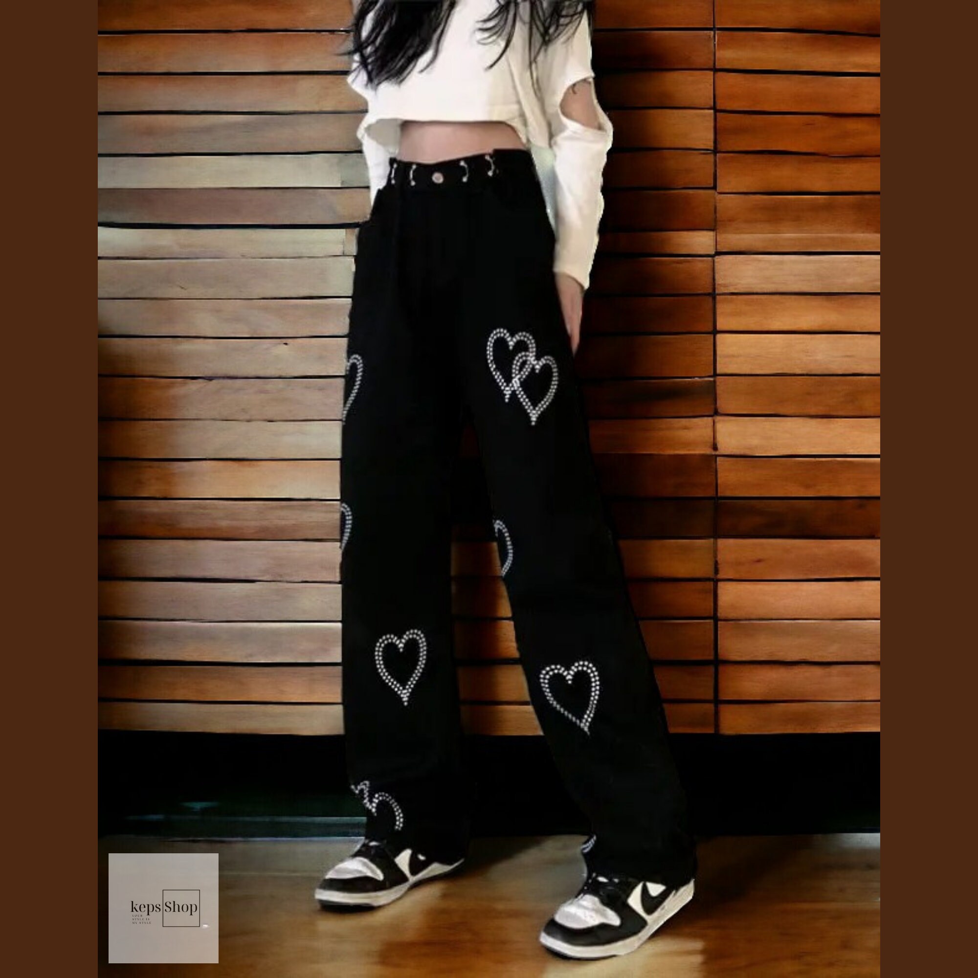 Brown Vintage Baggy Pants Women Winter Fleece Jogging Harajuku Hip Hop  Black Sweatpants Streetwear Loose Trousers Korean -  Denmark