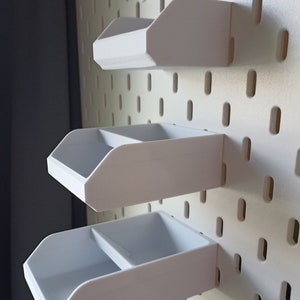 Boîte de rangement pour panneau perforé Ikea SKADIS, panneau perforé UPPSPEL, porte en panneau perforé KALLAX