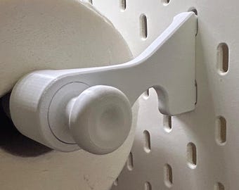 IKEA SKADISペグボード、UPPSPELペグボード、Kallaxペグボードドア用マグネット式ユニバーサルロールホルダー