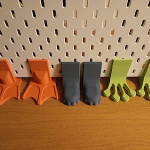 Animal Feet for IKEA SKADIS Pegboard, UPPSPEL Pegboard