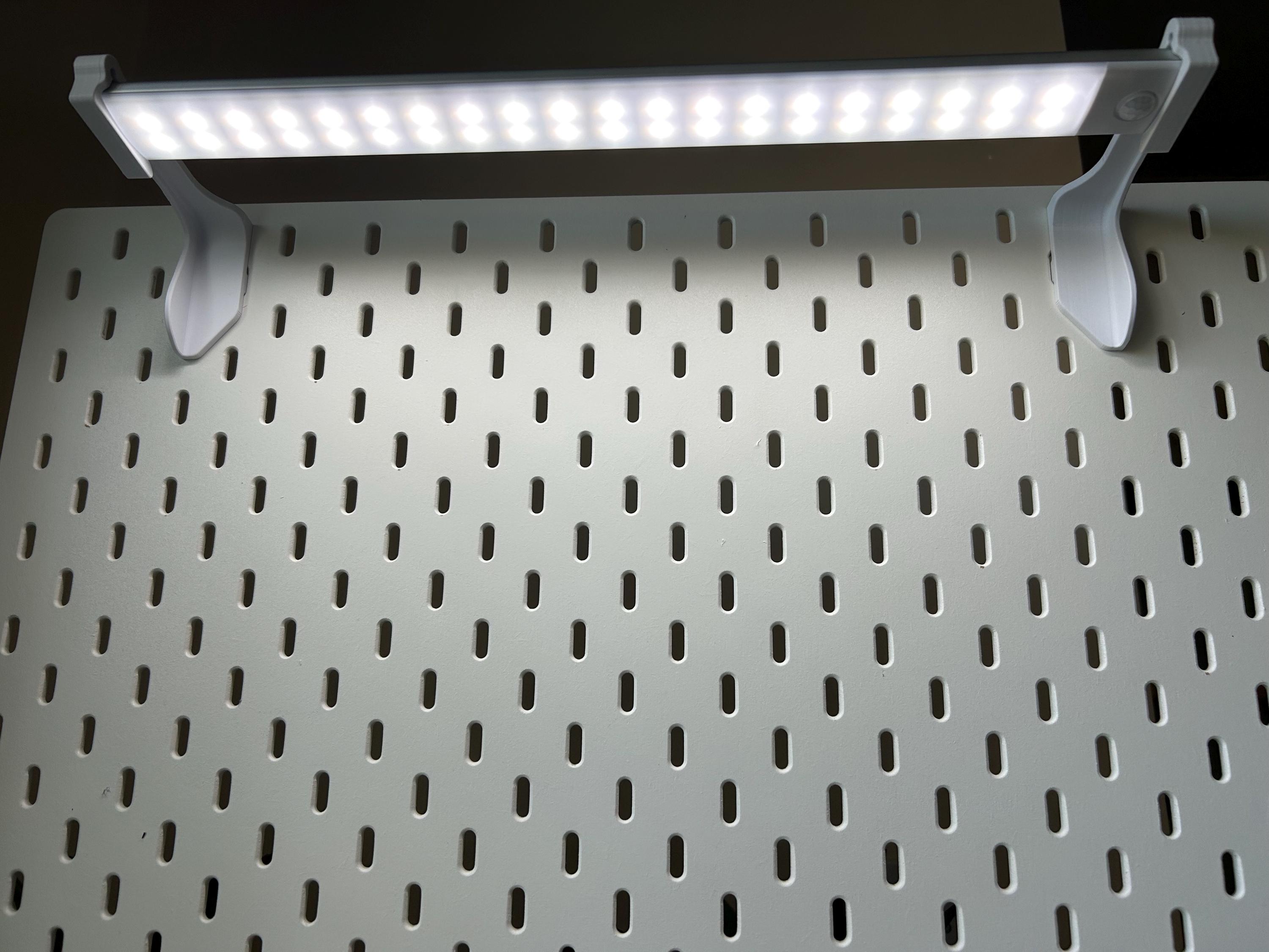 LED Bar / Light for Ikea SKADIS Pegboard, UPPSPEL Pegboard - Etsy