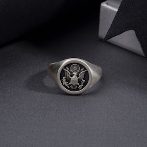 Us Great Seal Ring - Etsy